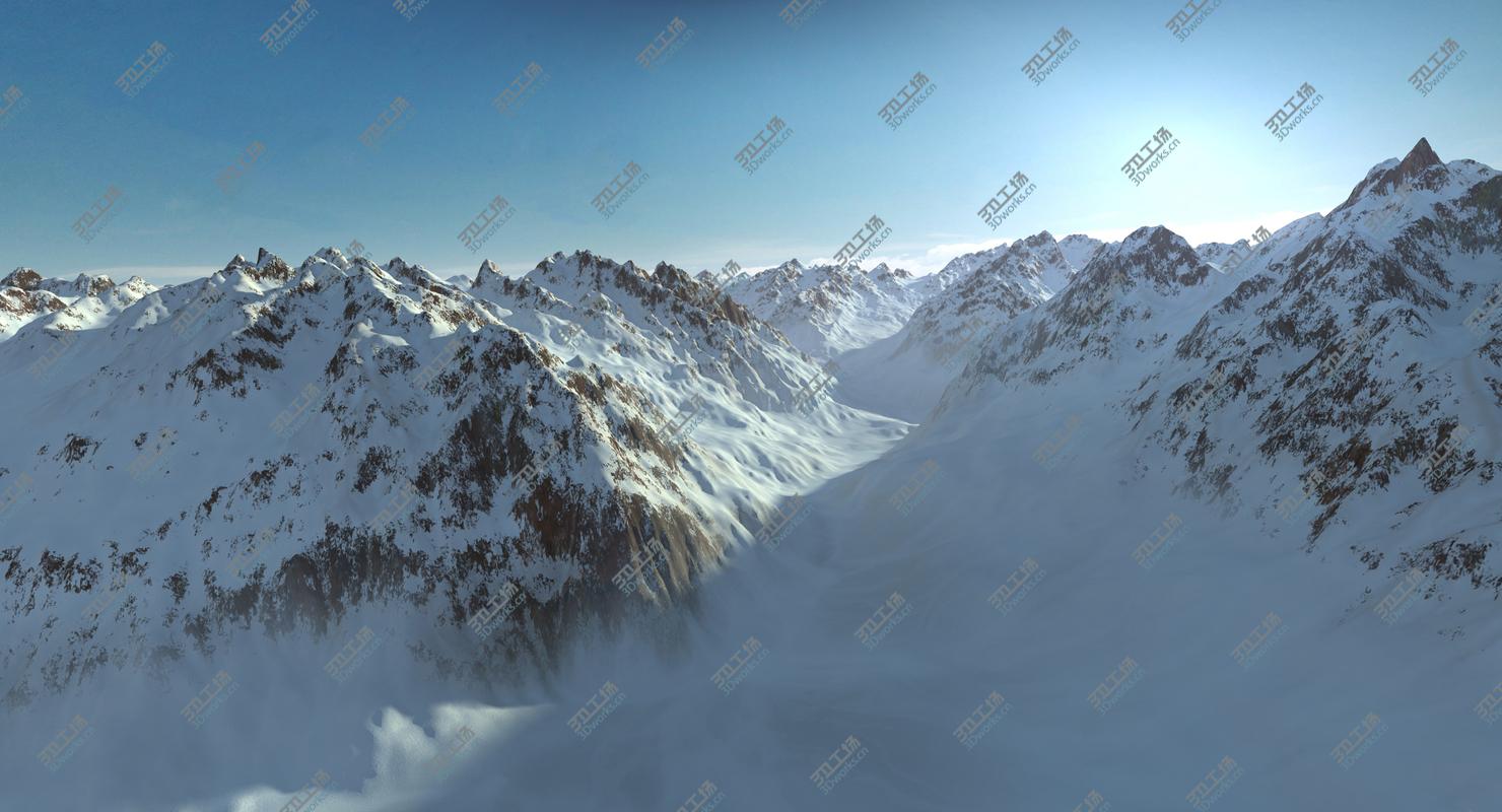 images/goods_img/202105073/Terrain Snow Mountain Range Alaska 35 Landscape 3D model/4.jpg